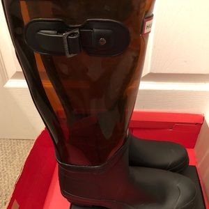 Hunter Clear Leg Rubber/Vinyl Boots